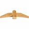 Ekena Millwork Bellingham Rough Sawn Timber Gable Bracket, Western Red Cedar, 48"W x 16"H x 4"D x 6"F, 8/12 Pitch GBW048X16X0406BEL00RWR - alternate 4
